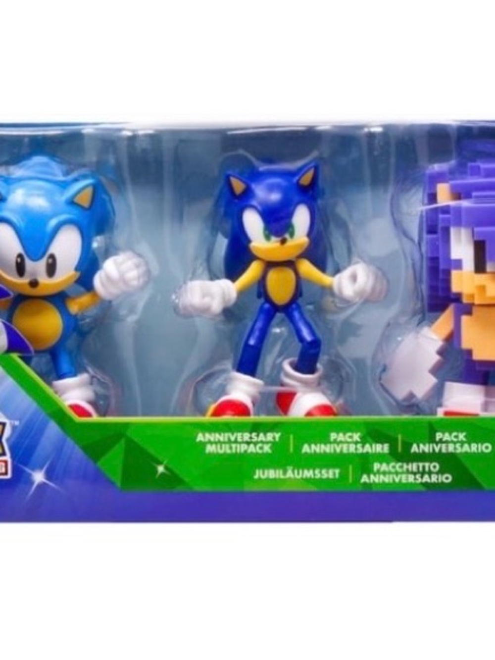 NIB JAKKS Pacific Sonic the Hedgehog 35th Anniversary Multipack Figure Set